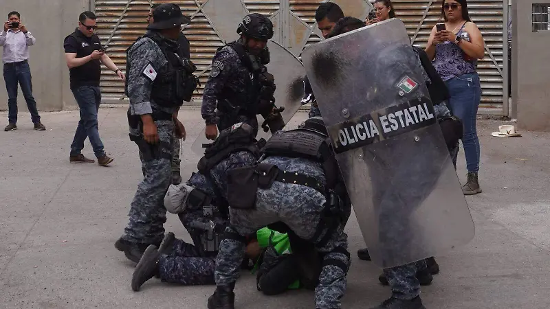 Violento repliegue de productores en Zacatecas